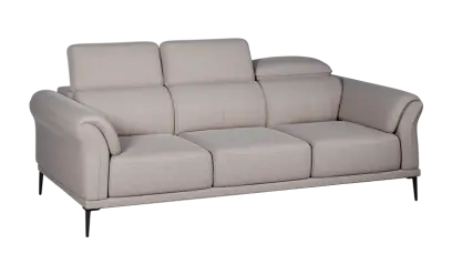 RIVIERA - 3, 3-místná sedací souprava, látka světle šedá